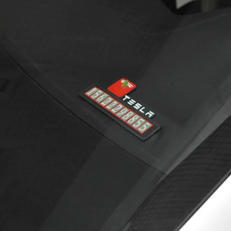 Мой хороший автомобиль временный стоп Знак карты, мобильный телефон номерной знак для Tesla модель S модель X автомобильные аксессуары