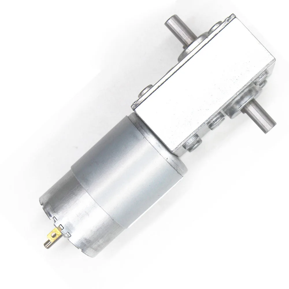 

555 Motor, Worm Gear Motor, 12V24V High Torque, Dual Output Motor, Smart Device, Billboard Motor