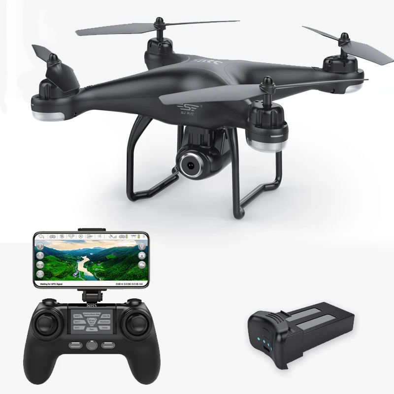 Professional Drone GPS Smart Quadcopter 720P WIFI Drone RC Drone with HD Camera and Dual Positioning Follow me mode of GPS