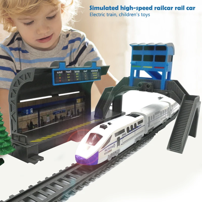 Music Rail Train Diy Track Train Rail Car Set Train Puzzle Plastic Diy Model Kids Interesting Hobby Toy Birthday Gift Game Diecasts Toy Vehicles Aliexpress