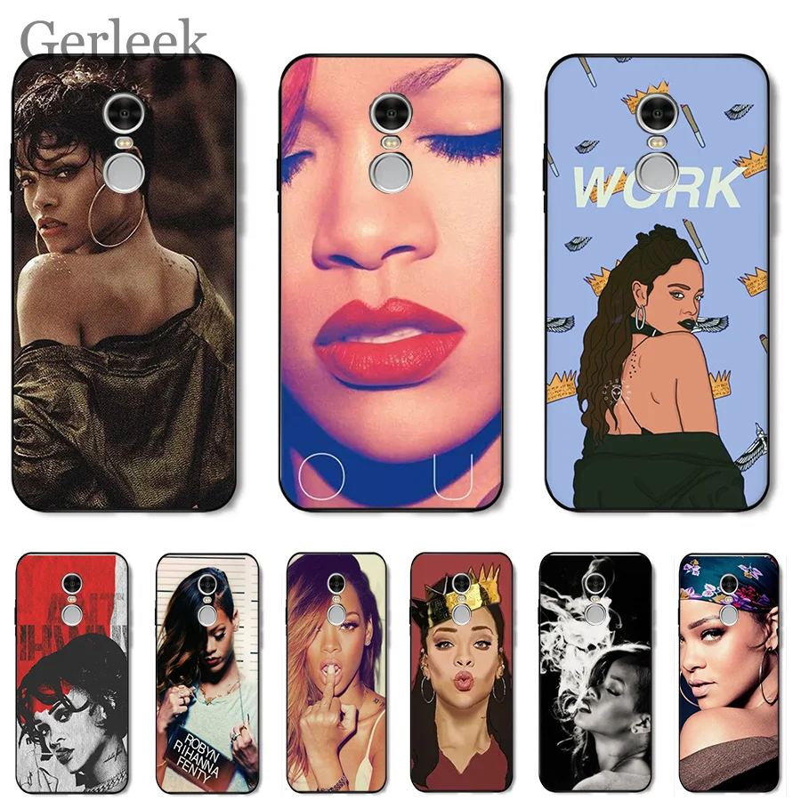 

Mobile Phone Case Rihanna Anti Work Drake For Xiaomi Redmi Note 4 4A 4X 5 5A 6 7 GO S2 6A Pro Plus Prime Cover