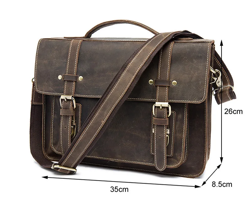 genuine leather men briefcase (3)