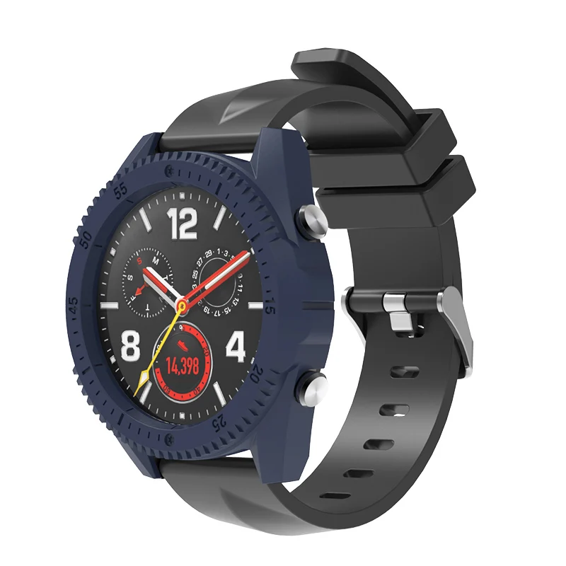 SIKAI PC защитный чехол для huawei GT Watch Movement, крепкий чехол для huawei Smartwatch, аксессуары, легко установить чехол - Цвет: Midnight blue