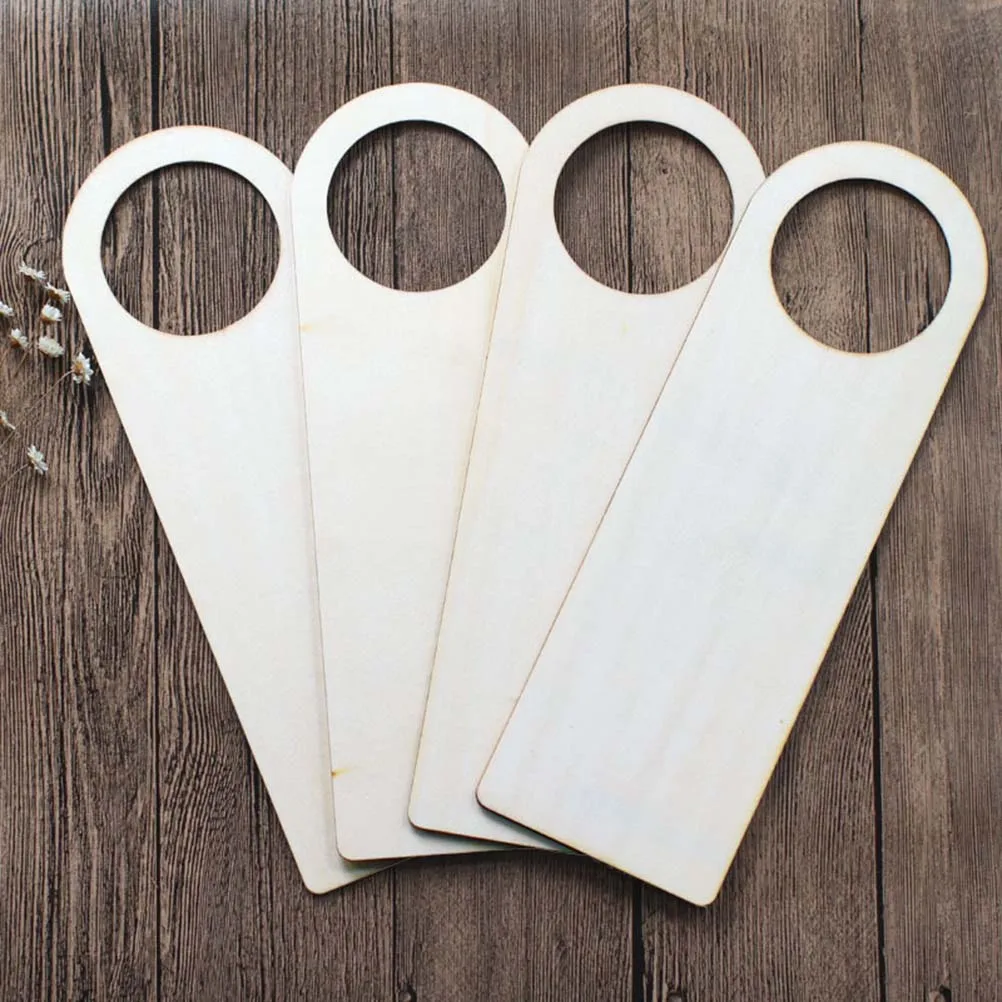 Us 12 93 12 Pcs Door Knob Hanger Diy Wooden Door Handle Decor Door Hanger Toys Door Hanging Pendants Kids Kindergarten Children In Wood Diy Crafts