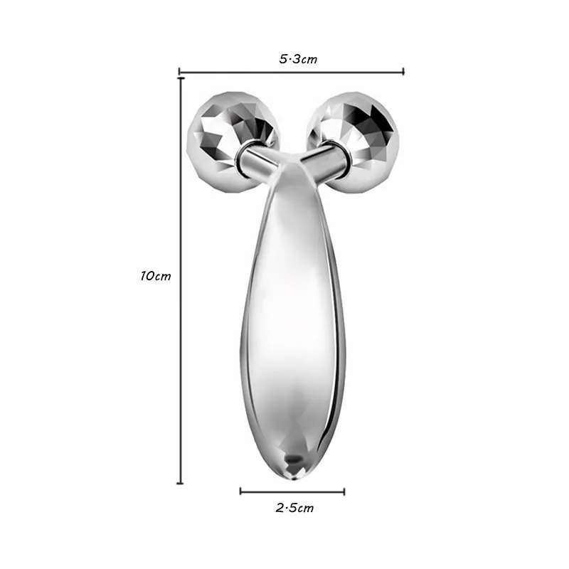 3D роликовый массажер для лица y-образный Массажер для восстановления лица, подтяжки тела, похудения, уход за кожей, подтяжки, средство для удаления морщин, массаж лица