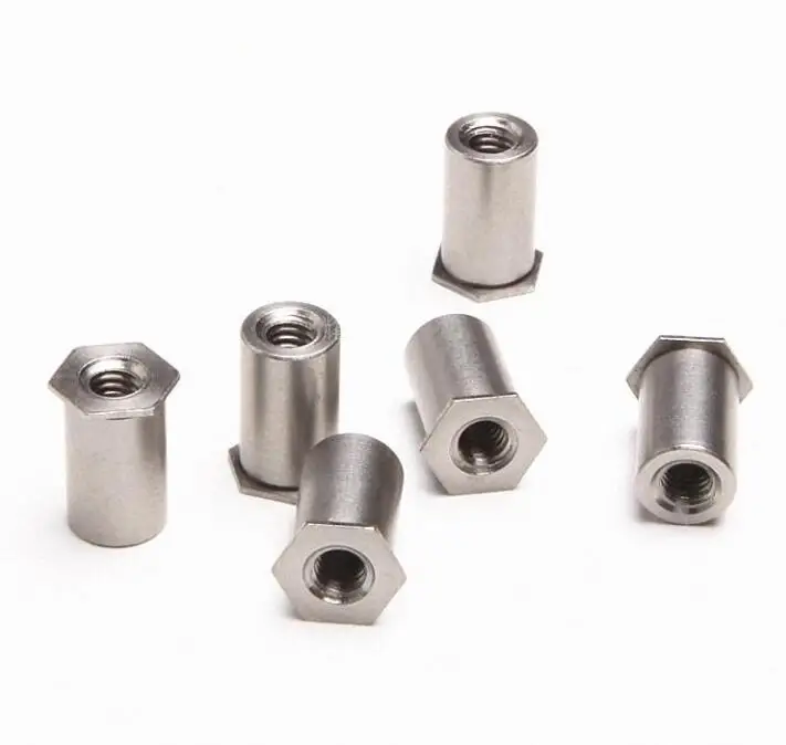 

50Pcs M3 M4 M5 PEM Nuts Through Hole Screws Standoffs Stainless Steel 304