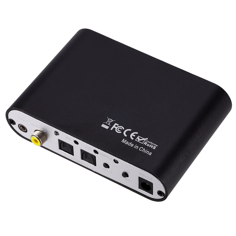 5 1 CH аудио декодер SPDIF коаксиальный к RCA DTS AC3 цифровой усилитель аналоговый