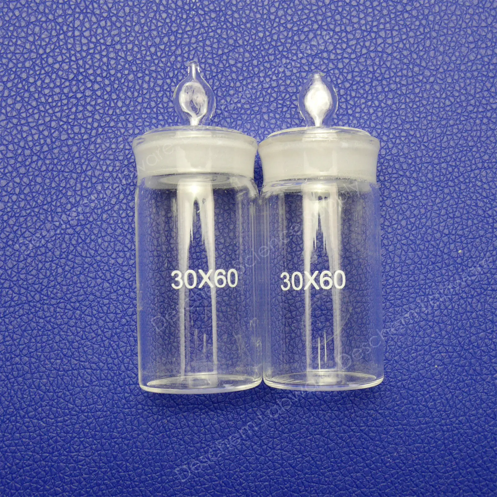 2PCS 30*60,Lab Glass Weighing Bottle,Tall Form,Diameter 30mm,Height