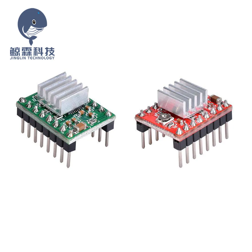 

5PCS/LOT 3D Printer Parts StepStick Stepper Motor Driver A4988 Carrier Reprap 4-layer PCB RAMPS replace A4988