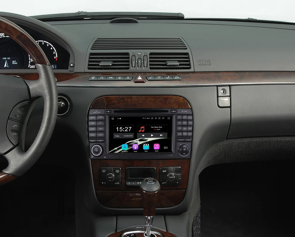 Sale Owtosin Car Radio Multimedia Video Player Navigation GPS Android 9.0 For Mercedes-Benz S-Klasse W220 S280 S320 S500 S600 S65AMG 1