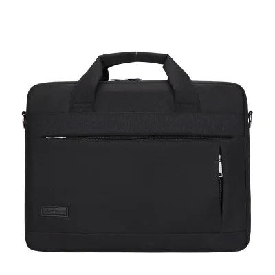 black 14inch Вместительная сумка для ноутбука для мужчин и женщин, портфель для путешествий, сумка для ноутбука 14 15 дюймов Macbook Pro Dell PC - Цвет: black 14inch