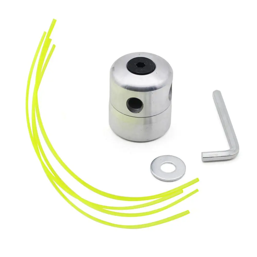 1 Set Universal Trimmer Head Aluminium Strimmer Head Trimmer Heads Grass Brush Cutter Lawn Mower Accessory With Trimmer Line 1 Set Universal Trimmer Head Aluminium Strimmer Head Trimmer Heads Grass Brush Cutter Lawn Mower Accessory With Trimmer Line