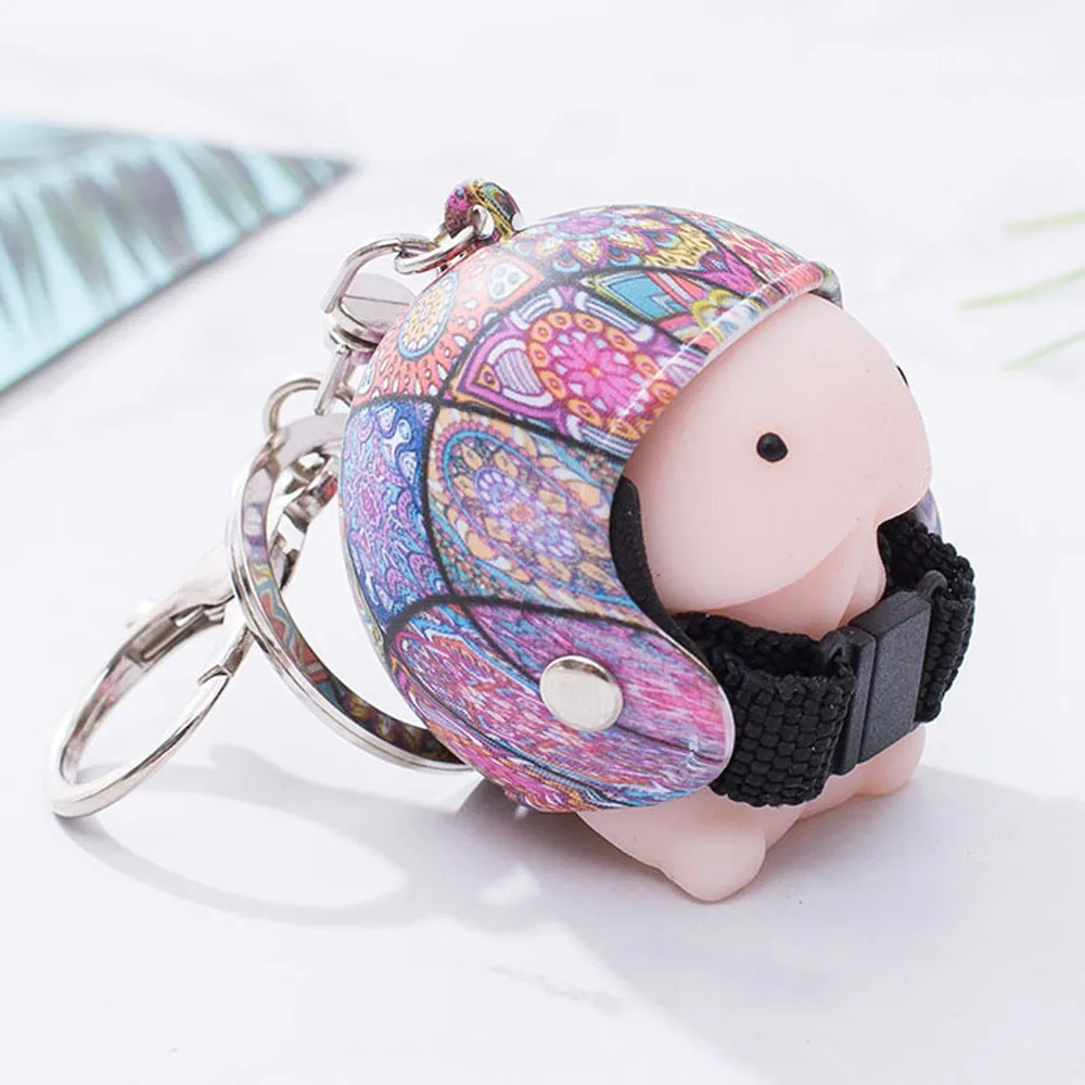 Новый дизайн 2019 Dingding Squishy игрушечный шлем милый брелок выжимание снятие стресса