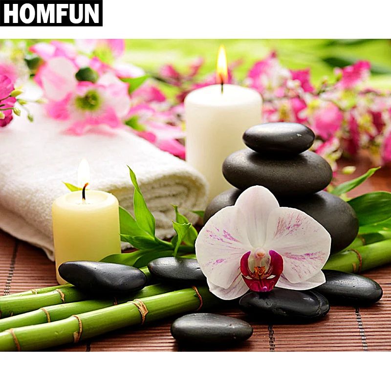 Orchid candle