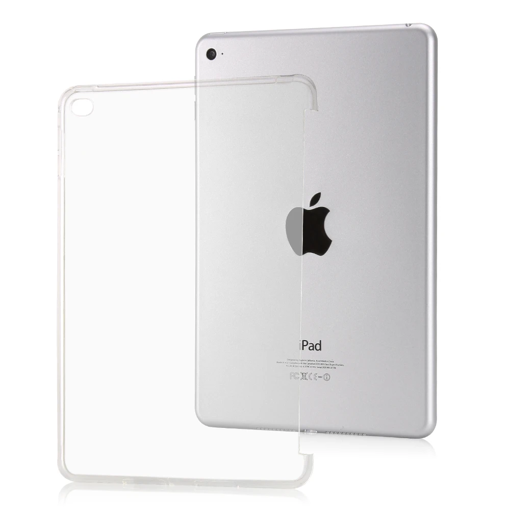 

New Arrival Tablet Case For Apple iPad Air2 Case Crystal Clear Transparent Silicon Ultra Thin Slim TPU Soft for iPad Air 2 Cover