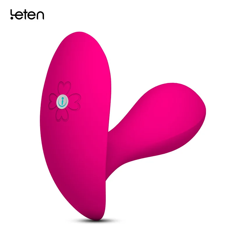 Special Product  Leten Smart APP Control 10 Modes Dual Motor Strap On Dildo Vibrator Clitoris Stimulator Vagina Mass