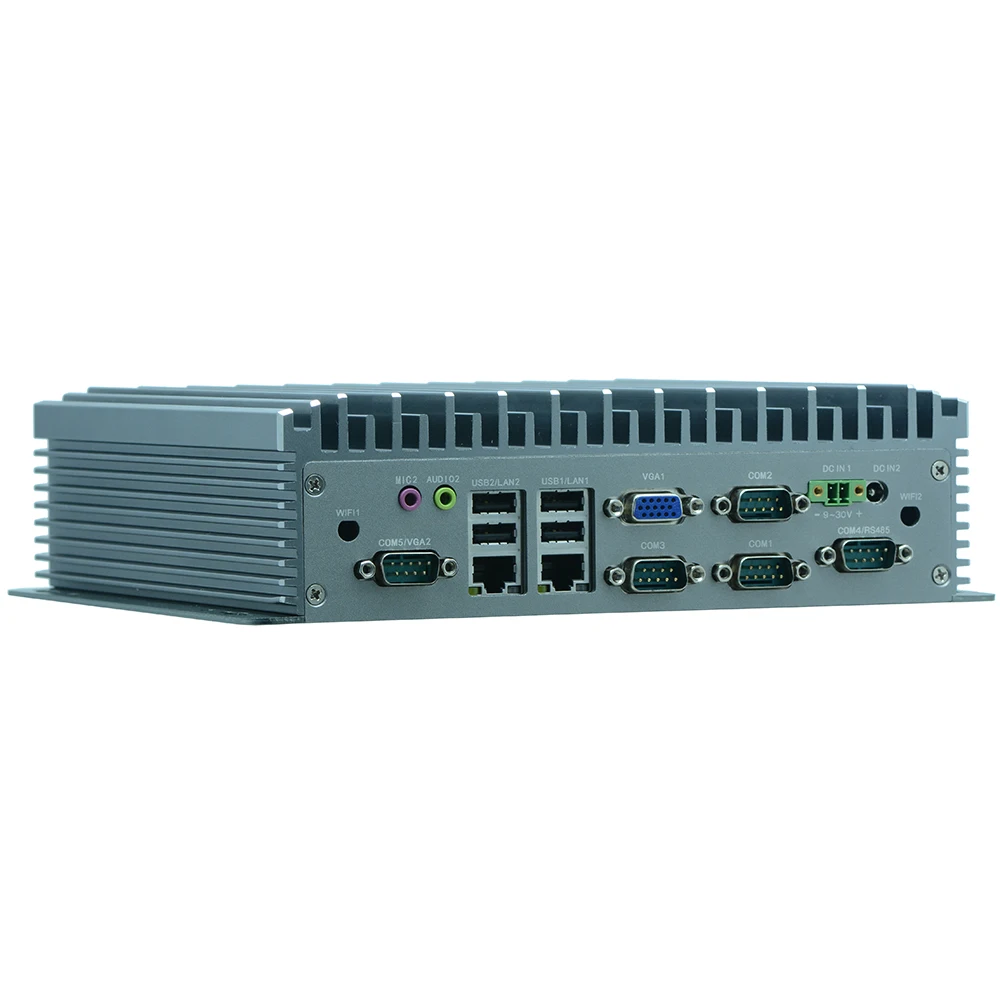 Partaker Q5 Industrial PC Fanless with 6 COM SIM Slot support 3G (6)