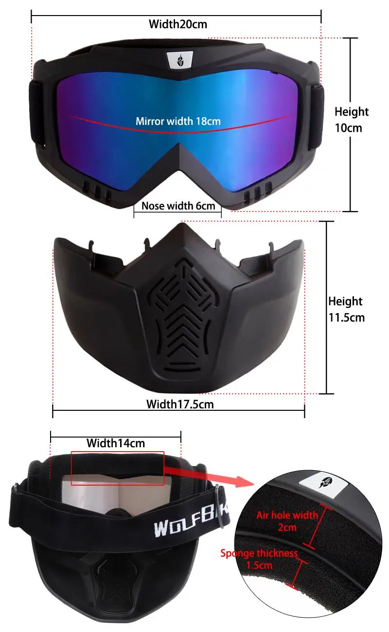 Ветрозащитные очки для сноуборда для мужчин и женщин, очки для катания на лыжах, очки для мотокросса, очки для защиты лица, защита от ультрафиолета