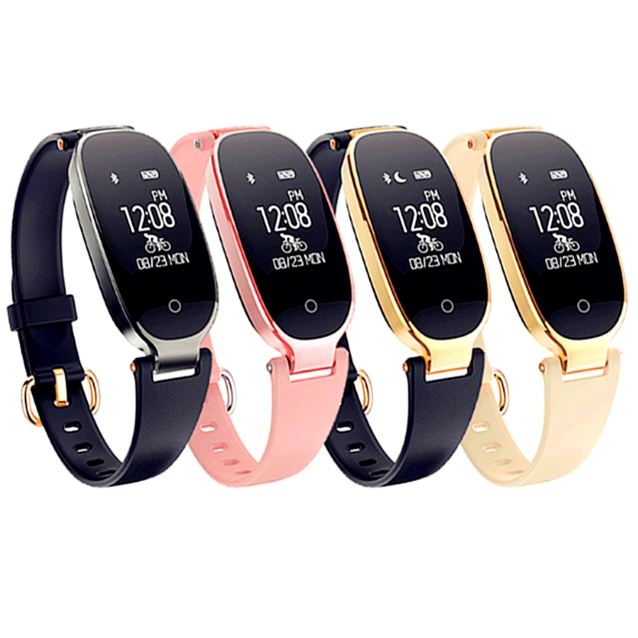 

OUTMIX Bluetooth Waterproof S3 Smart Watch Fashion Women Heart Rate Monitor Fitness Tracker Smart watch For Android IOS