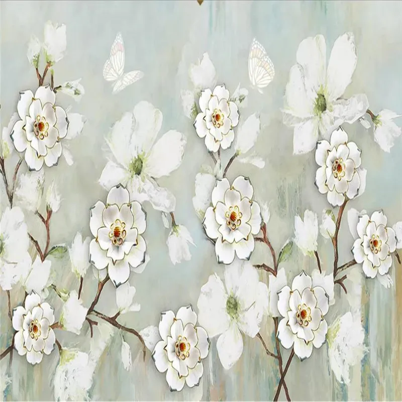 Custom 3d wallpaper butterfly dance full of three-dimensional background wall high-grade waterproof material Custom 3d wallpaper butterfly dance full of three-dimensional background wall high-grade waterproof material