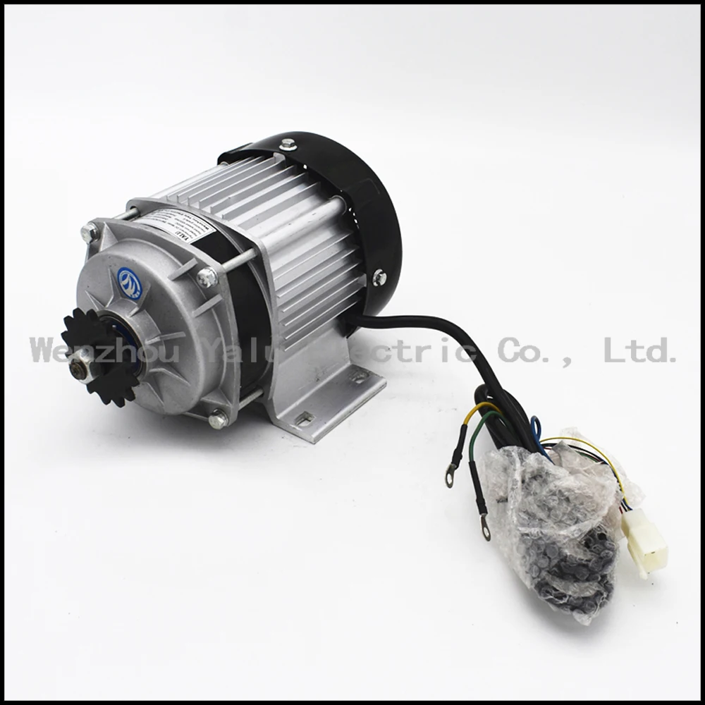 Cheap Small and medium sized electric tricycle fittings Permanent magnet DC brushless motor BM1418ZXF350W36V48V 2