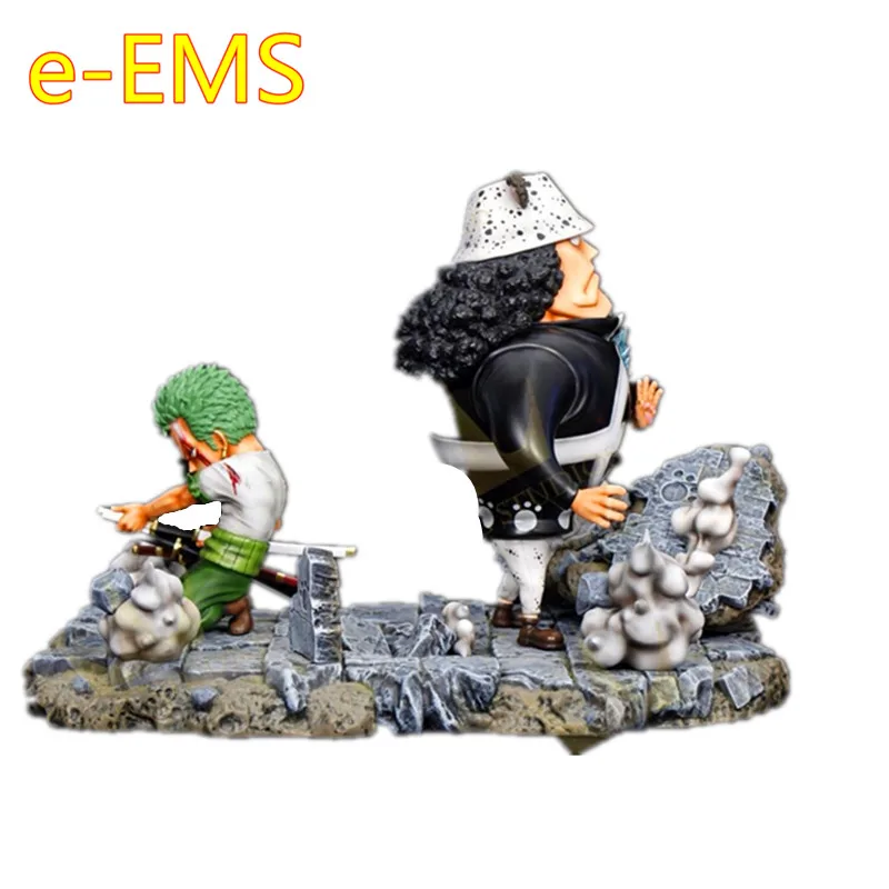 

Anime ONE PIECE Battle Scenes Roronoa Zoro VS Bartholemew Kuma GK Resin Statue Action Figure Model Giocattolo G2493