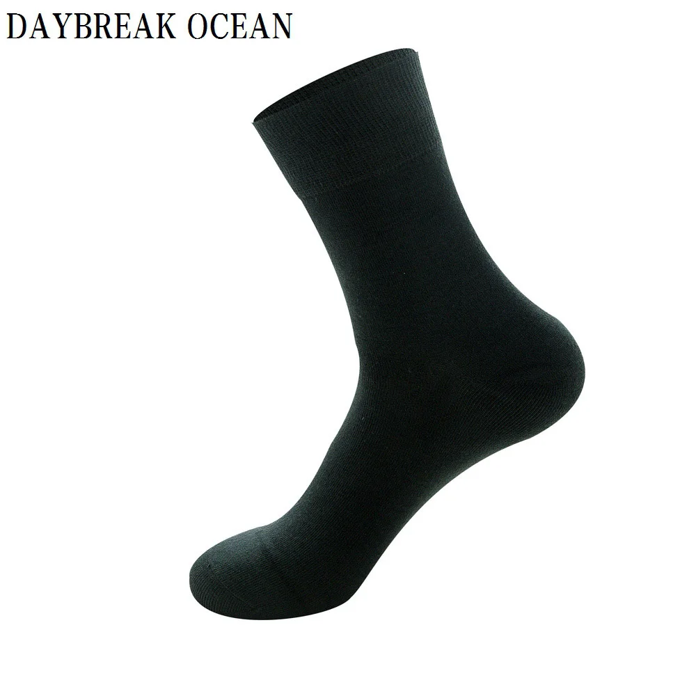 Брендовые новые качественные мужские носки из бамбукового волокна, 5 пар, повседневные деловые антибактериальные дезодорирующие носки, весенне-летние мужские носки - Цвет: Dark Grey