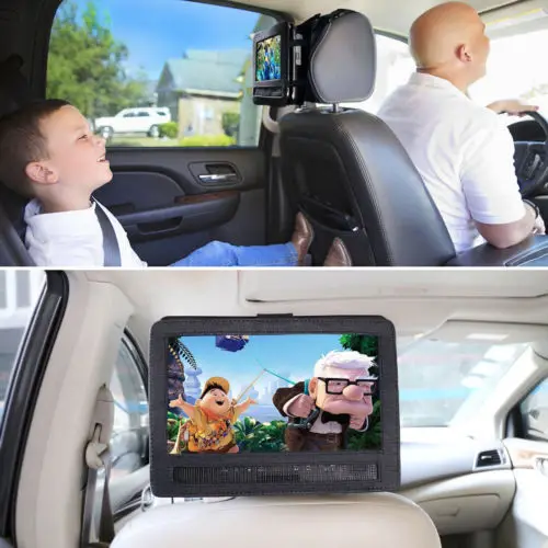 

Car Seat Headrest Mount Holder Cover Strap Case For Portable DVD Player