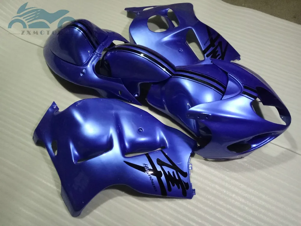 

Custom Fairing set for SUZUKI Hayabusa 1996-2007 GSX1300R fairings kit GSXR 1300 1998 2007 dark blue aftermarket bodywork
