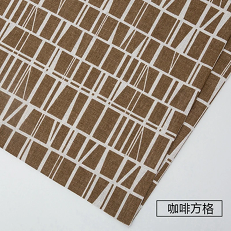 Полиэстер Лен японская ткань zakka ткань для шитьё для подушки Чехол и сумка для хранения Домашний текстиль ткани W300022-4