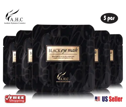 

Black Eye Mask 8g x 5 Pcs, Brighten, Tighten, and Moisturize your Eye Area