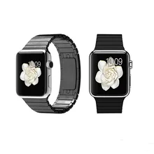 316L Stainless Steel Link Bracelet Watch Band Strap Replacement Folding Clasp Adapter 100 like Original Buckle