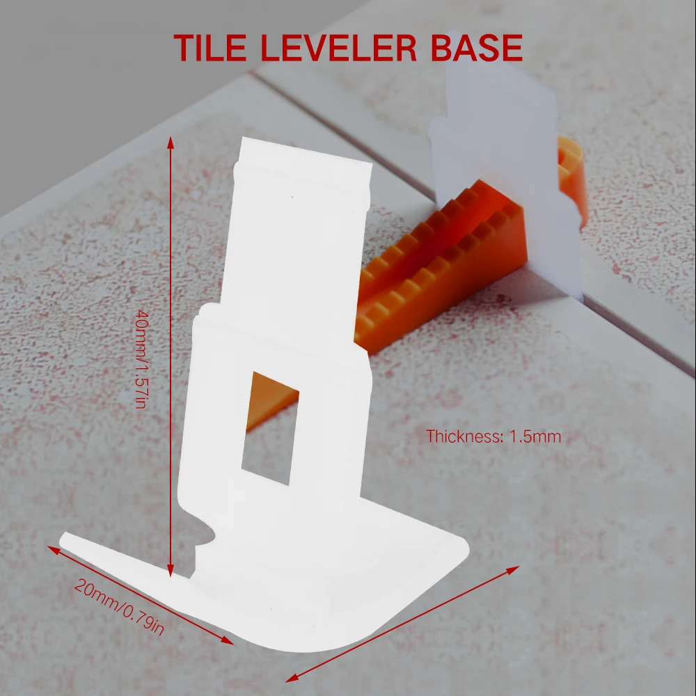 800 шт. система выравнивания плитки для пола зажимы для выравнивания плитки пластиковые керамические прокладки инструменты для установки плитки предотвращения смещения