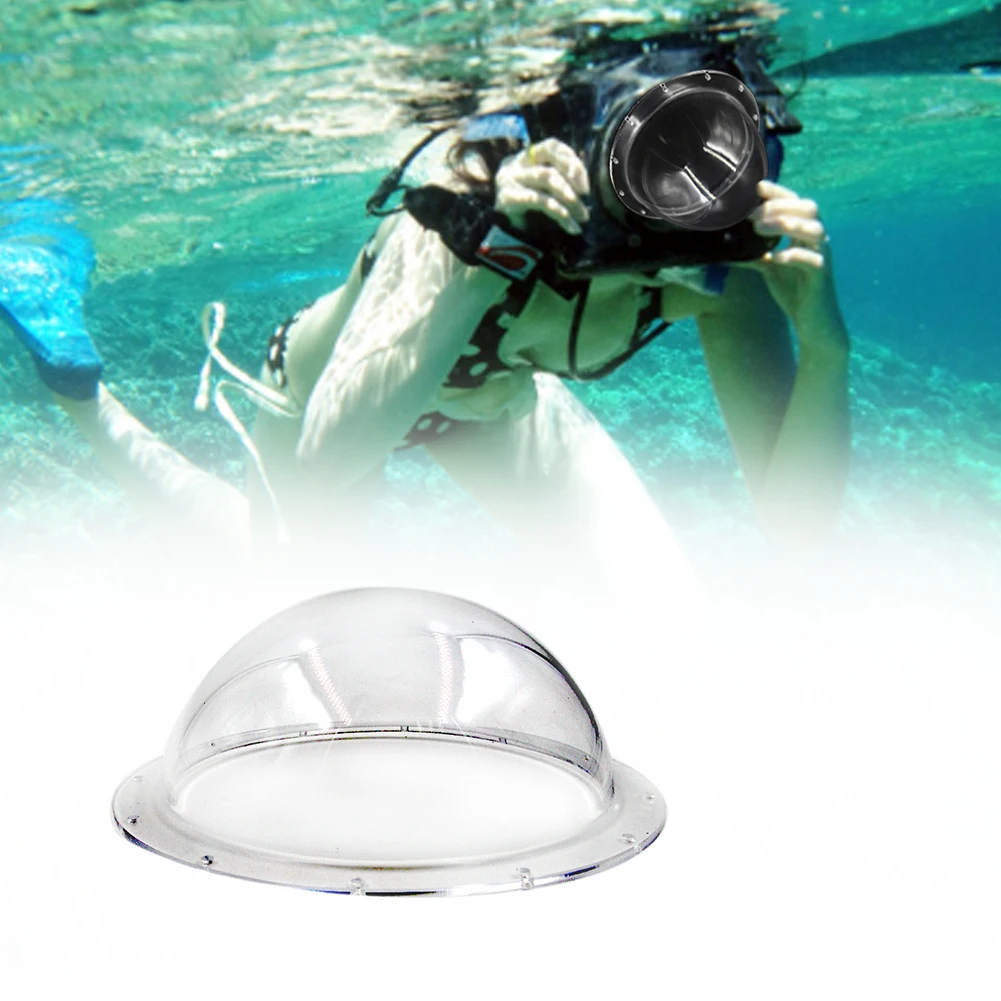 

Waterproof Housing Easy Install Protection Transparent Dome Port Universal Underwater Shooting Photography For Gopro Session #