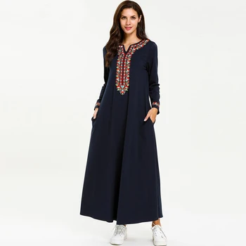 

Vestidos Mujer Abaya Caftan Dubai Turkey Islamic Arabic Muslim Dress Kaftan Ramadan Tesettur Elbise Eid Hijab Dresses Robe Femme