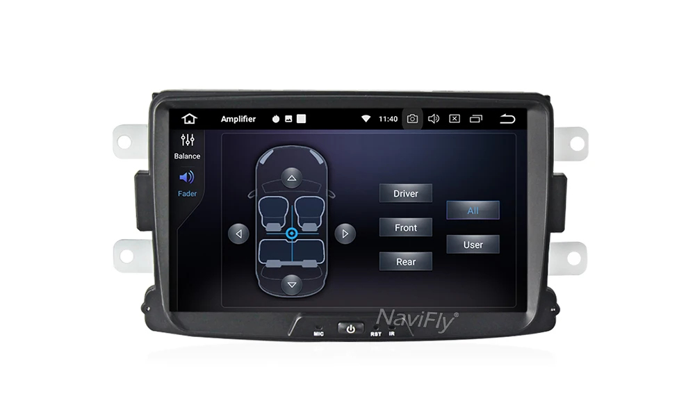 Sale NaviFly 4GB+32GB 8"HD Android8.0 Eight core car radio player gps navigation for Lada Xray 2/Dacia/Duster/Logan/Sandero 14