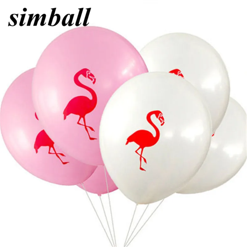 

10pcs 12inch Unicorn Party White Pink Flamingo Latex Balloons Wedding Balloon Decoration Ballon Hen Bachelorette Party Supplies