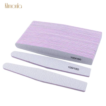 

50pcs 100/180 Nail Art Sanding Buffer Blocks 100/180 Nail File Manicure Pedicure Care UV Gel Polish Nail Trimming Tools