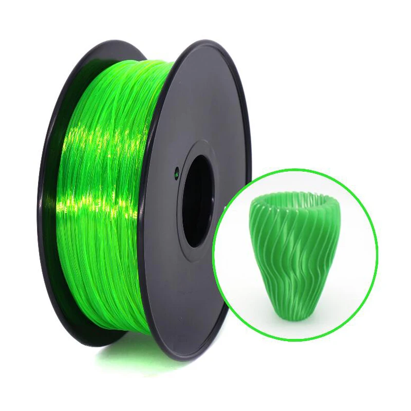 CreatBot 3D Solutech naturalne jasne 1.75mm PETG 3D Filament drukarki 2.2 LBS (1.0 KG) CreatBot 3D Solutech naturalne jasne 1.75mm PETG 3D Filament drukarki 2.2 LBS (1.0 KG)
