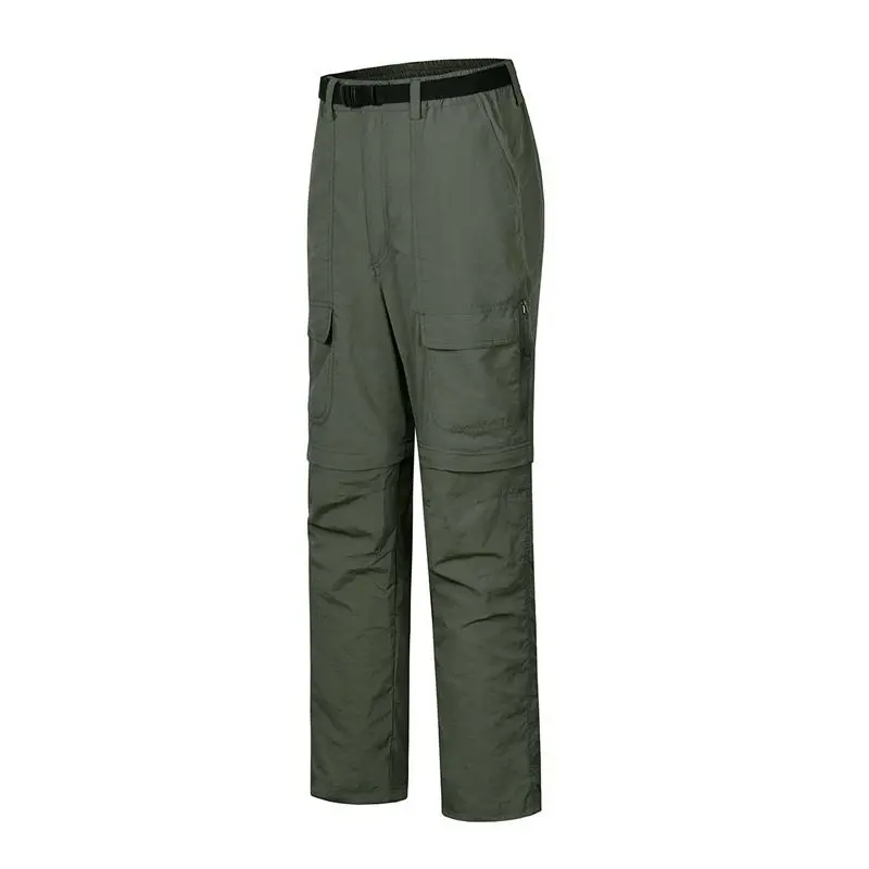 LANBAOSI deportes al aire libre para hombre Pantalones de senderismo en seco táctico Convertible Zip Off pierna anti-UV Trekking pantalones bolsillos Cargo LANBAOSI deportes al aire libre para hombre Pantalones de senderismo en seco táctico Convertible Zip Off pierna anti-UV Trekking pantalones bolsillos Cargo
