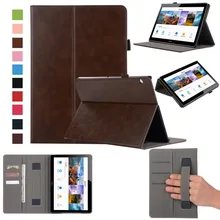 Correa de mano de la Carpeta Ranura Para Tarjeta de la pu Del Soporte Del cuero funda para el Nuevo T3 T3 9.6 pulgadas tablet Huawei MediaPad Huawei 10 9.6 2017 + pluma