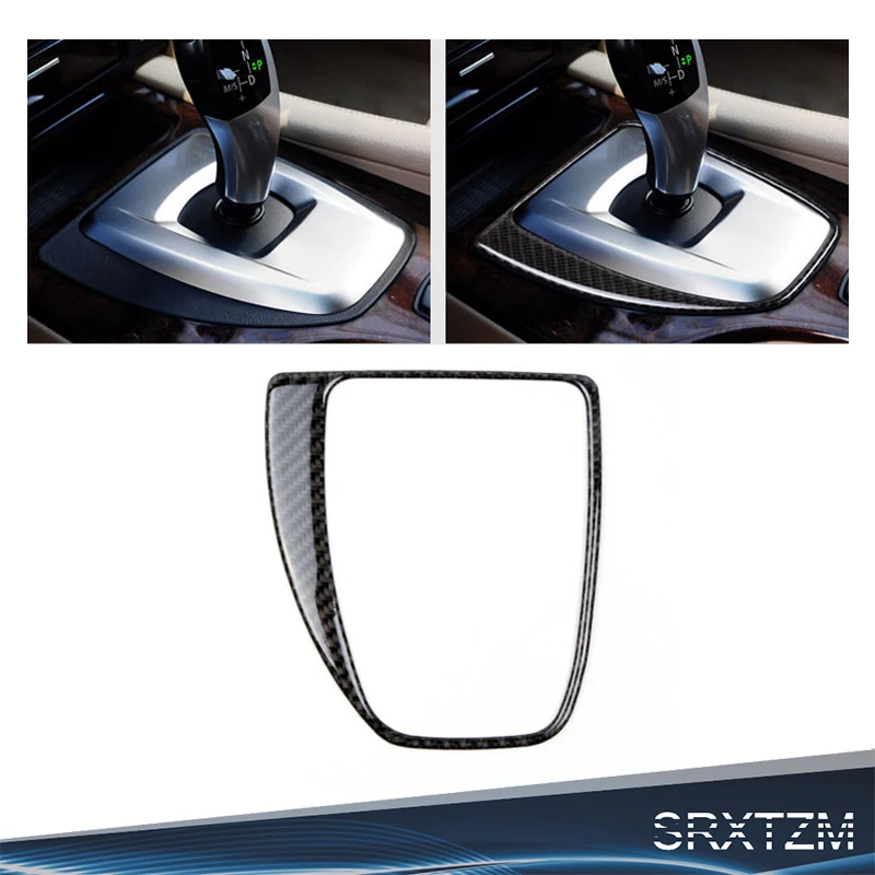 ForBmwE60CarbonFiberInteriorCentralControlGearShiftPanel