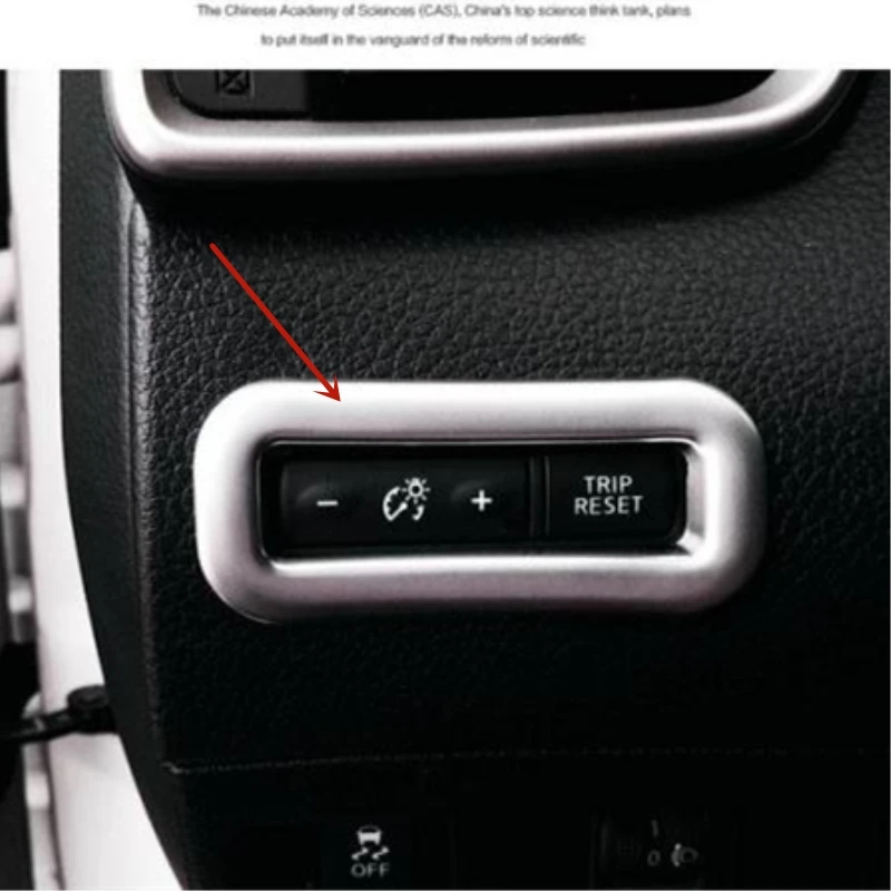 

For Nissan Qashqai Dualis J11 2014 2015 2016 2017 ABS Chrome Car Interior Instrument Panel Cover Trim Sticker Dashboard Frame