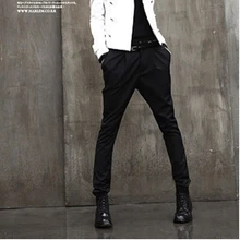 Новая весенняя мужская одежда мужские ноги обтягивающие брюки конический метросексуал Штаны/27-31