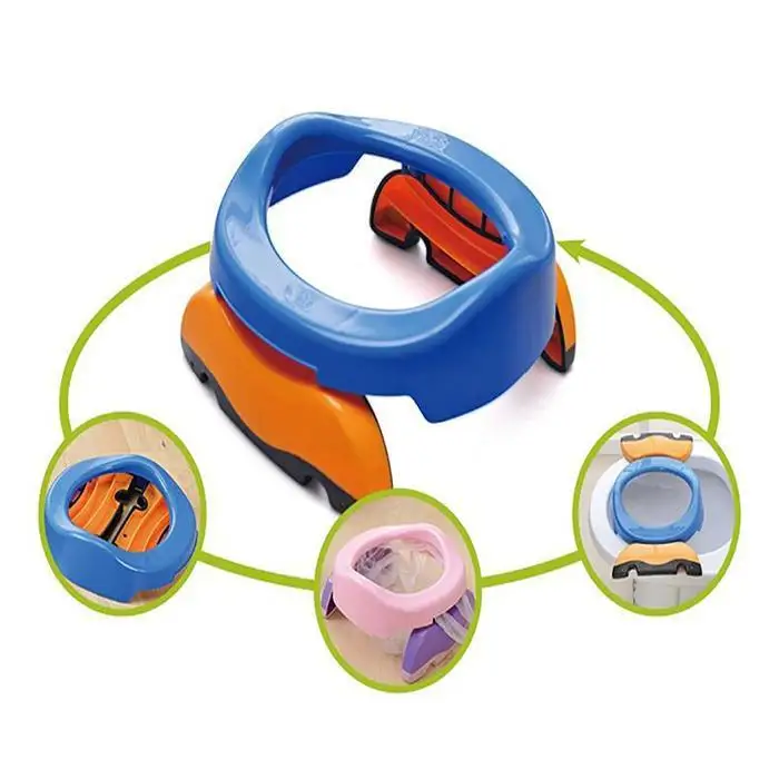 Портативные Детские горшки для тренировок, удобные и Удобные Складные кольца для путешествий