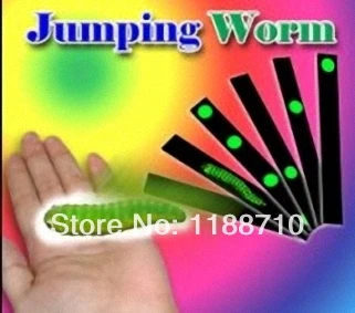 2 шт./лот прыгающий червь-крупный план Magic волшебный трюк | Игрушки и хобби