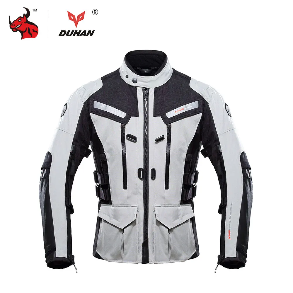 DUHAN Men's Motocross Off-Road Jacket Warm Winter Waterproof Motorcycle Jacket Campera Moto Hombre Trajes Para Moto