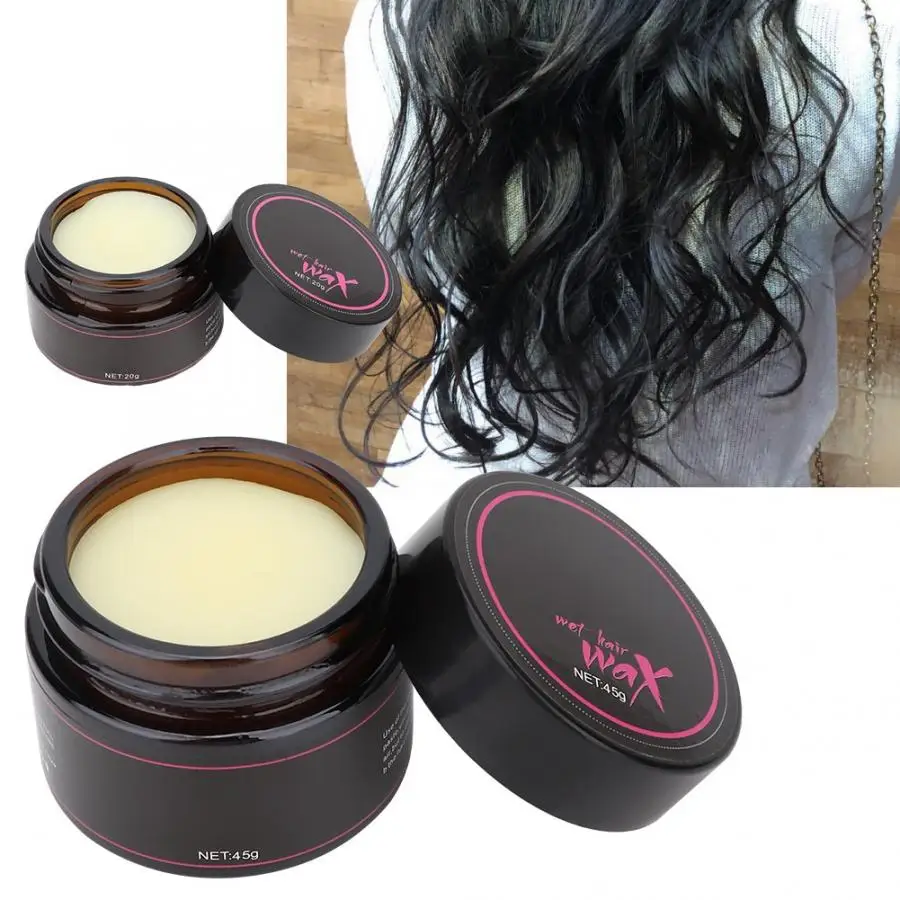 

Japanese Style Wet Hairdressing Clay Hair Fixing Cream Strong Hold Wax Hair Care Grapefruit Essential Cream