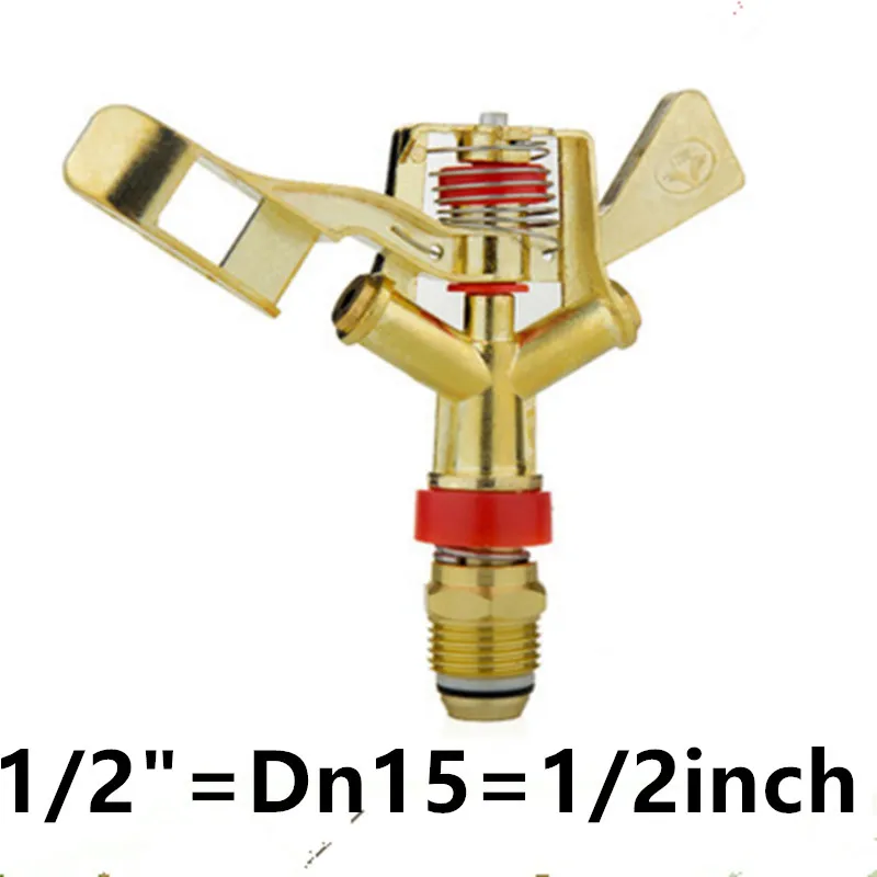 3/" и 1/2" цинковый сплав Поворотный полива импульсные разбрызгиватели для сада газонокосилка насадка микроорошение P105