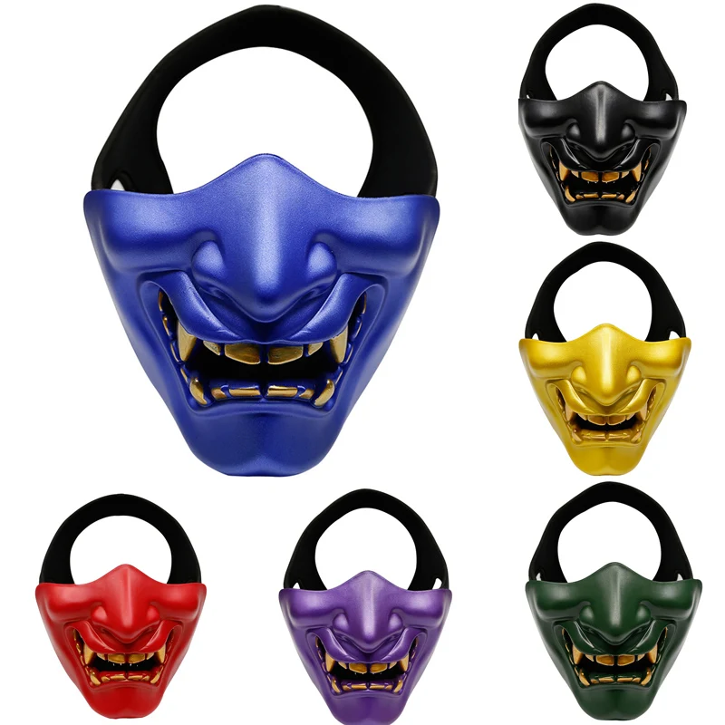 

Party Grimace Mask Halloween Half Face Costume Cosplay Masks Party Ornament Devil Spoof Party Ball Masks Grimace Decor Supplies